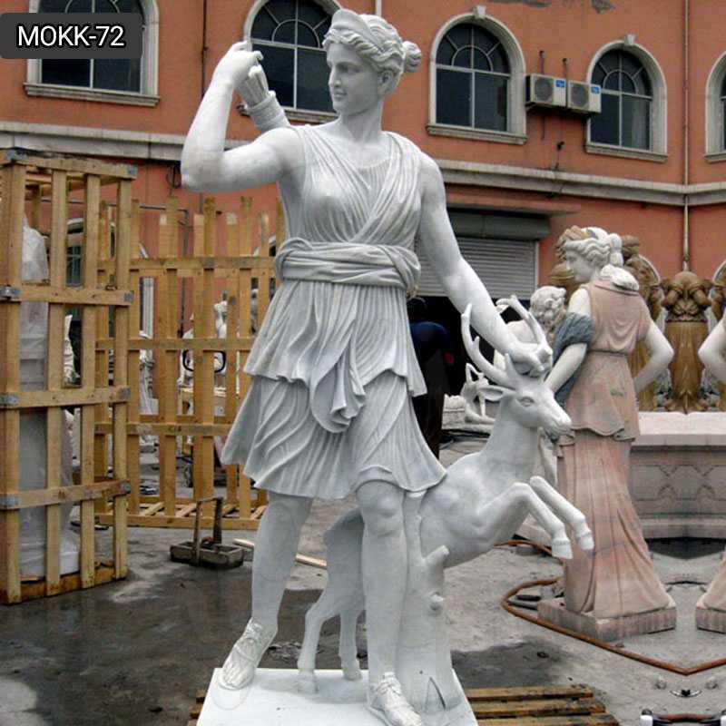 Garden Decor Life Size Poseidon Marble Statue for sale MOKK-778-You Fine Sculpture