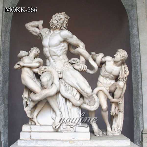 Famous Artist Greek Marble Statue Laocoon and His Sons Sculpture for Sale MOKK-266