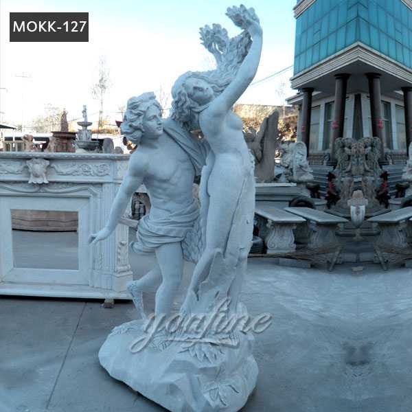 Life Size Famous Marble Apollo and Daphne Statue for Sale MOKK-127