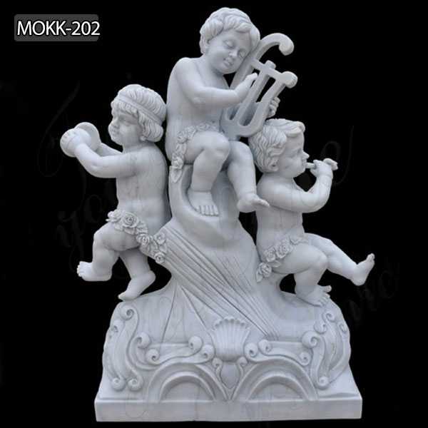 marble children statues