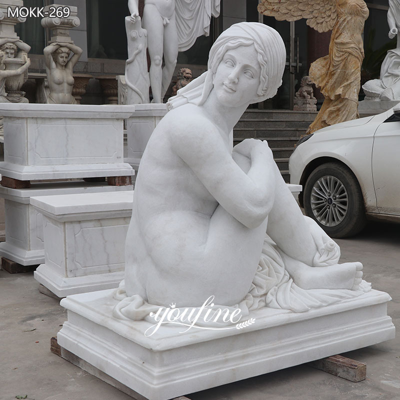 famous James Pradier Odalisque statue replica