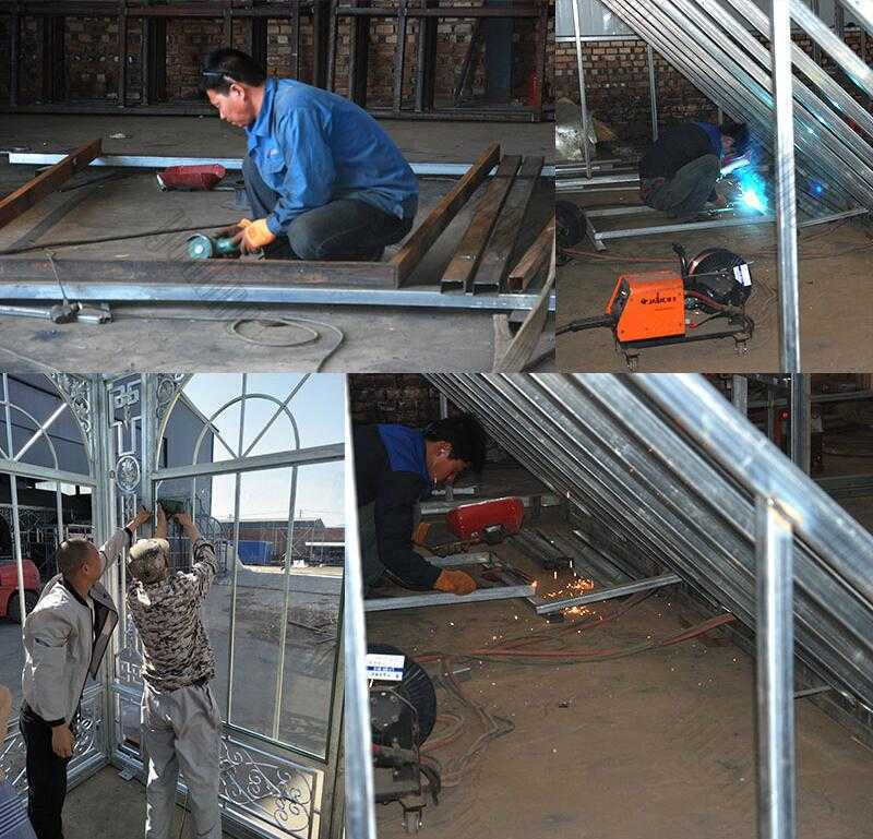 process of casting greenhouse and orangery