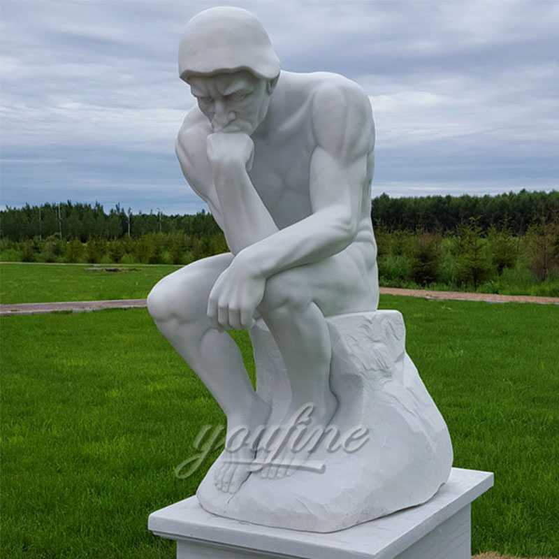 marble statue thinker