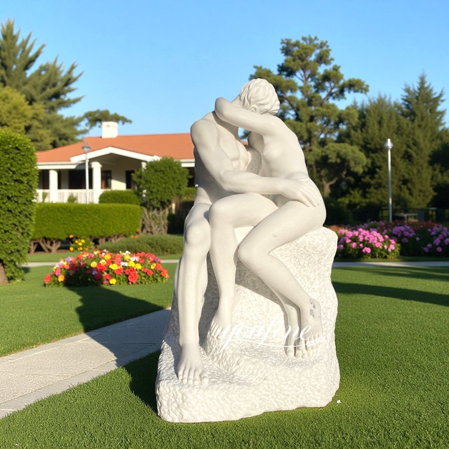 What is the Influence of the Kiss Marble Sculpture?