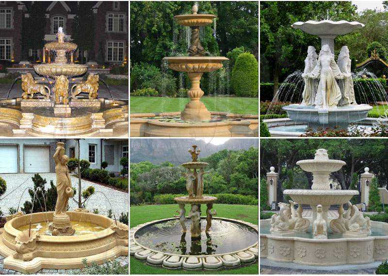 Marble Tiered Water Fountain