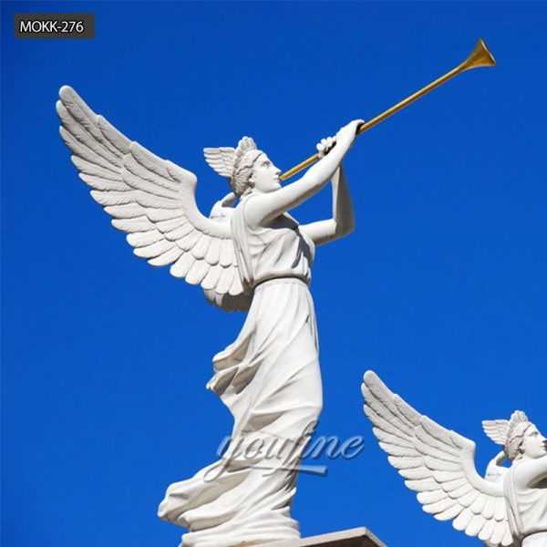 Famous Hand Carving Caesars Palace Angel Marble  Statue for Sale MOKK-276