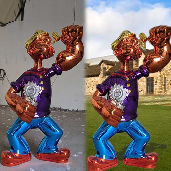 Famous Jeff Koons Popeye Statue