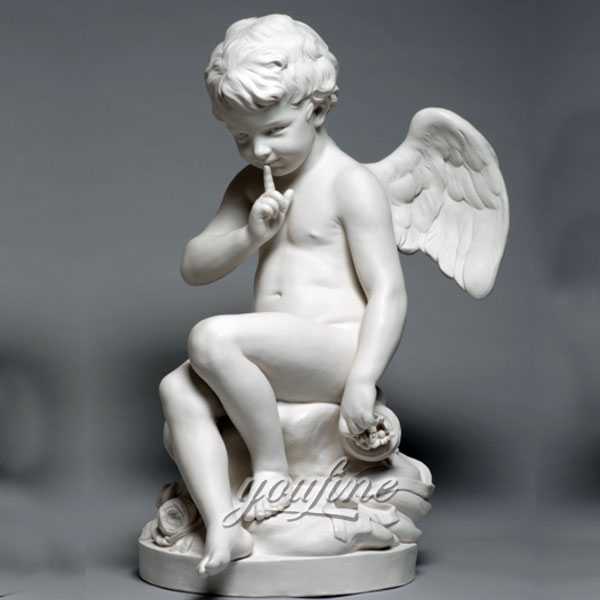 Famous art sculptures of Indoor angel statues figurines Marble Statues for decoration