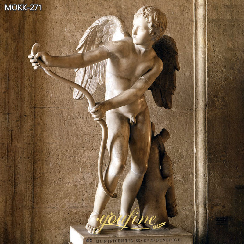 marble God of Love Statue Eros