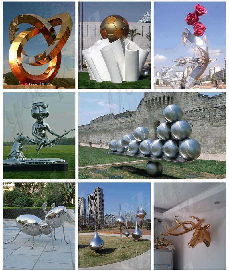 Modern Outdoor Metal Sculptures