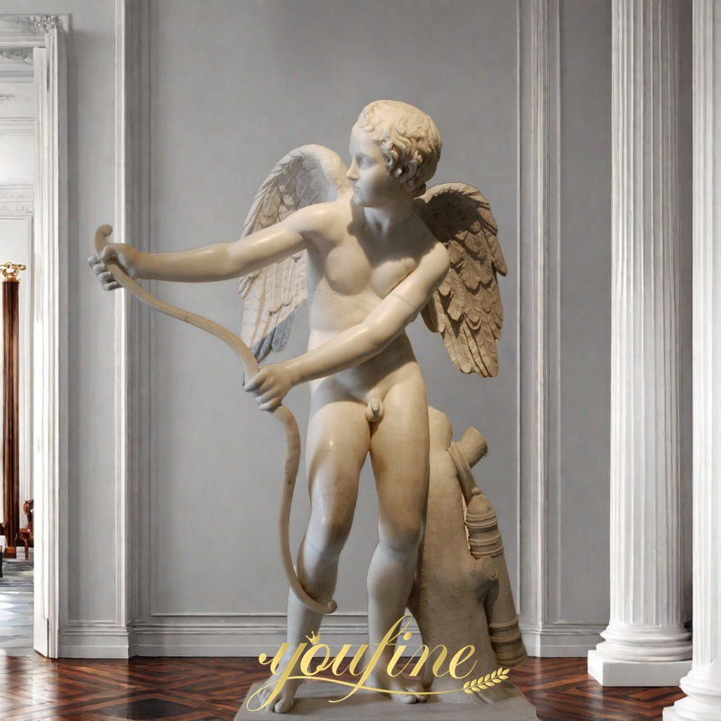 famous marble God of Love Statue Eros
