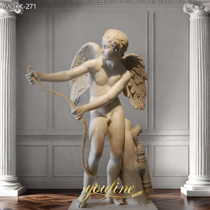 marble God of Love Statue Eros