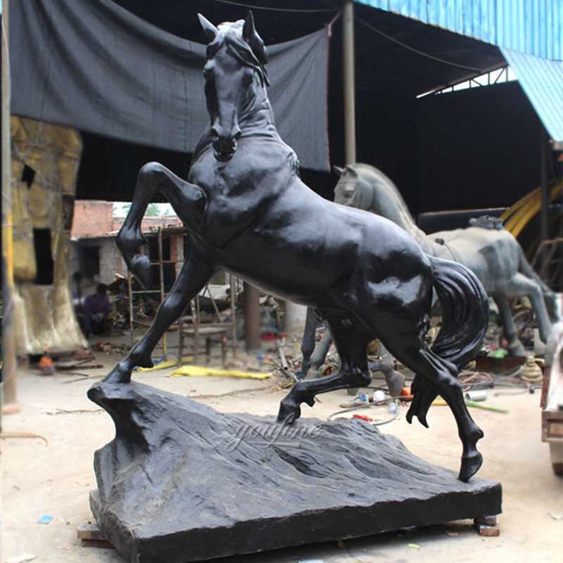 Antique Bronze Running Horse Statue for Sale