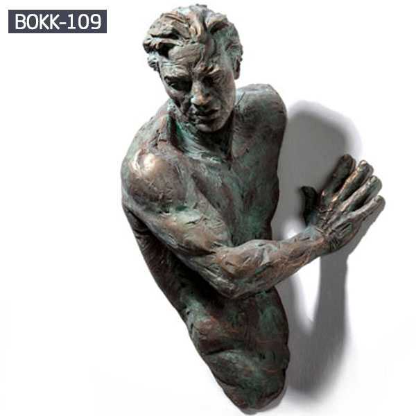 Famous Bronze Cast Wall Matteo Pugliese Indoor Decor Sculpture for Sale BOKK-109