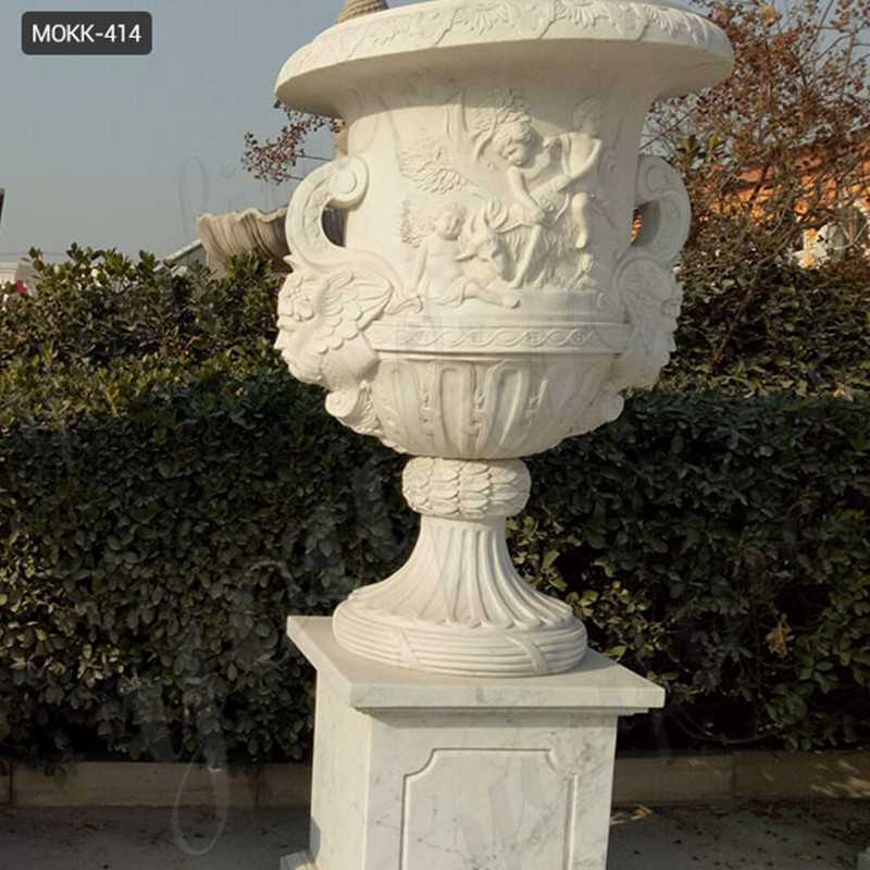 Large Marble Planters for sale