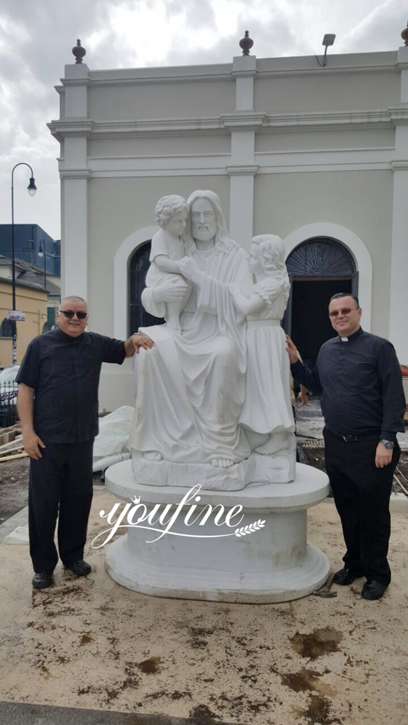 Life Size Jesus with Children Statue church feedback