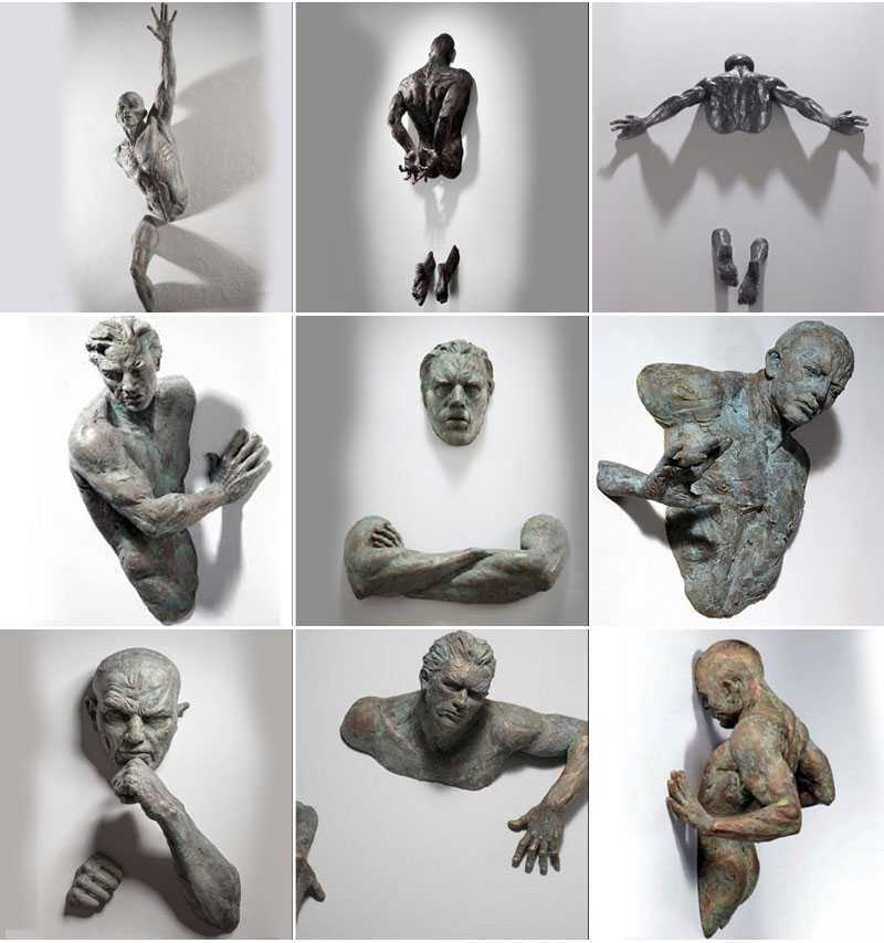 Modern-Bronze-Wall-Statue-Sculpture