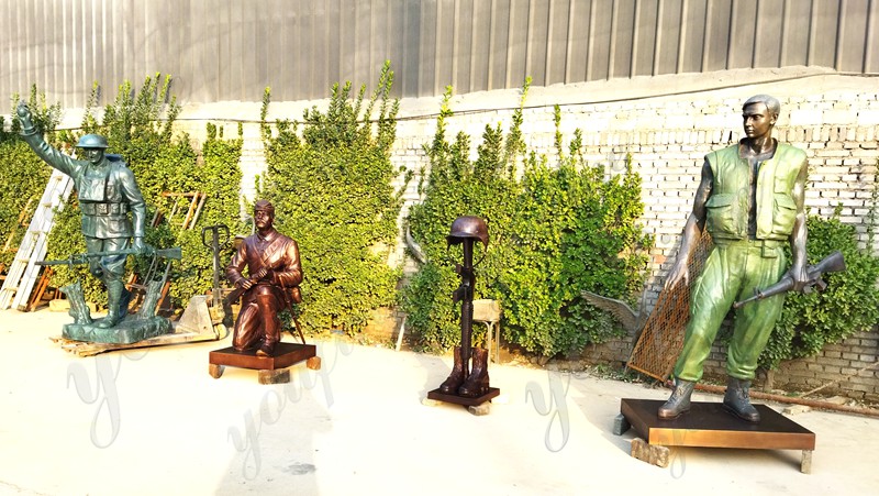 bronze soldier statue for sale