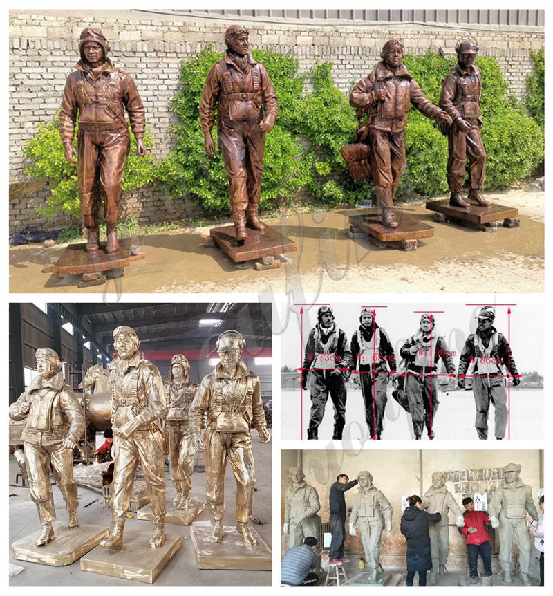 large outdoor military statues for sale