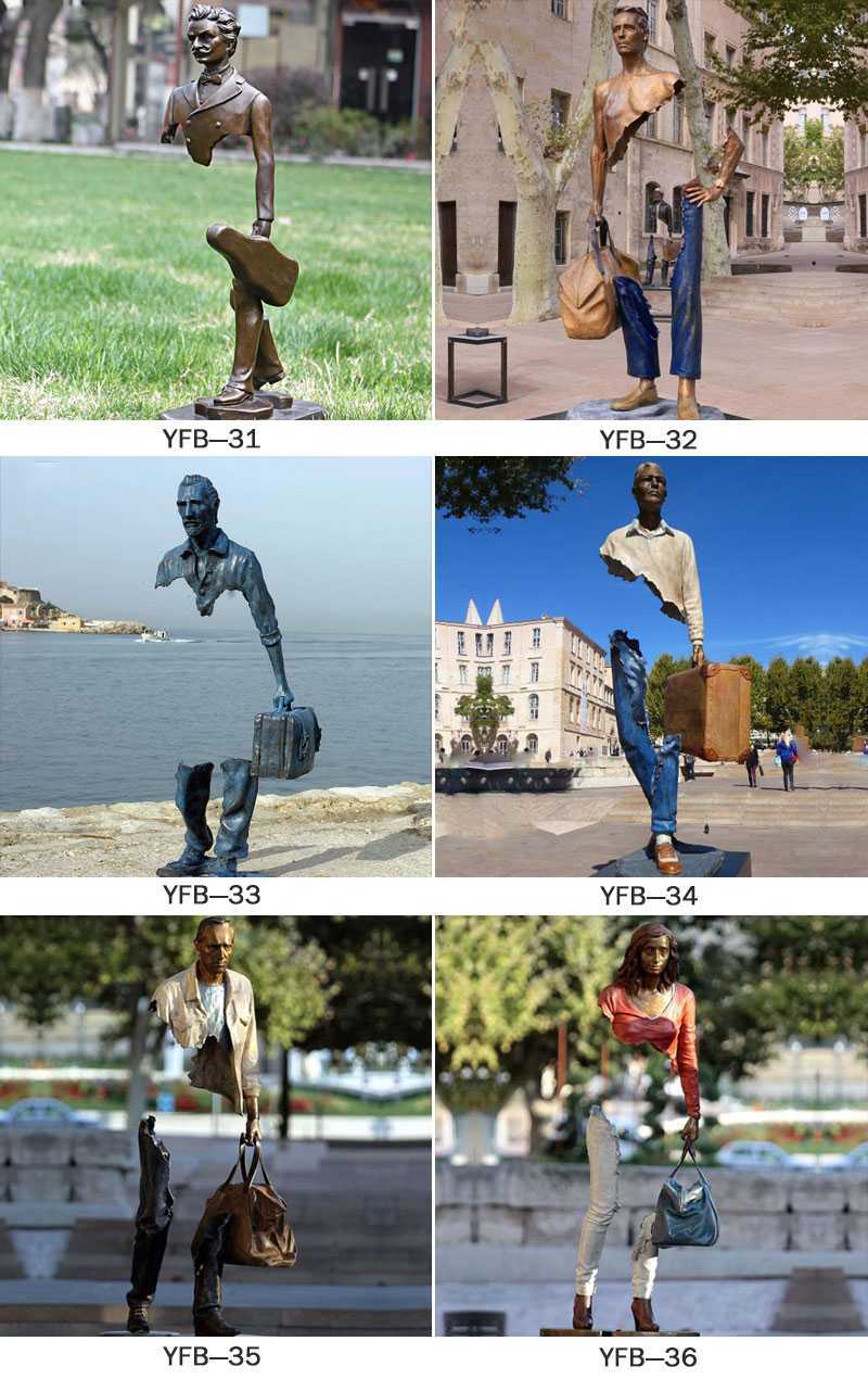 life size bruno catalano travellers