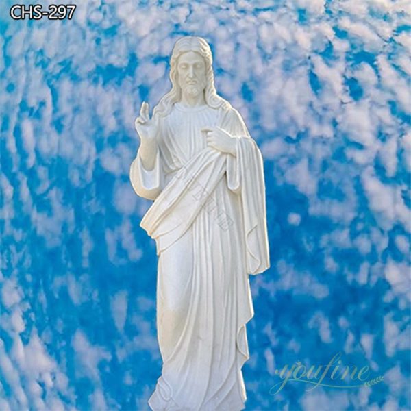 marble jesus garden statue