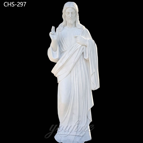 marble jesus garden statue