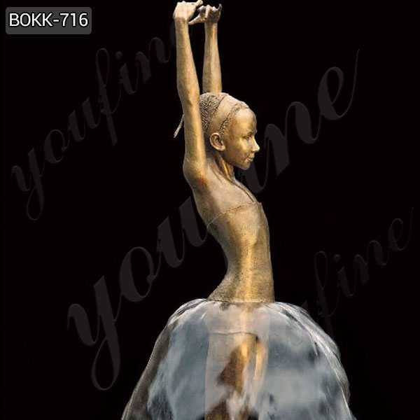 Bronze Ballerina Water Fountain