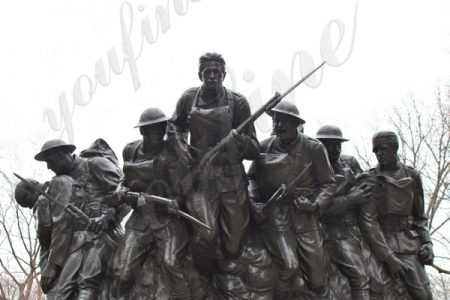 Life Size 107th Infantry Monument Soldier Bronze Statue for Sale BOKK-51