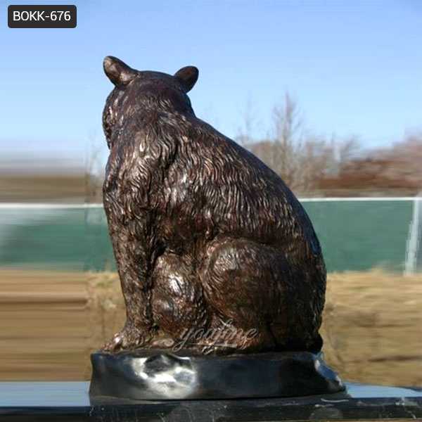 Casting Bronze Grizzly Bear Statue for sale