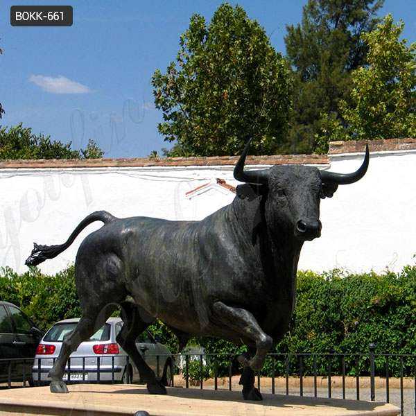 Decoration Life Size Bull Bronze Statue for Sale