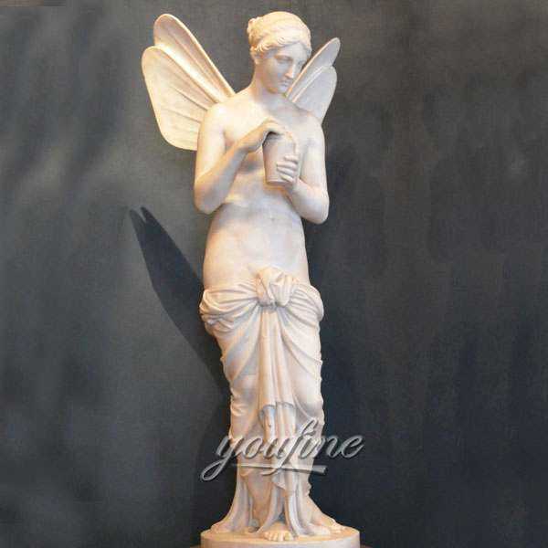 Famous art psyche by bertel thorvaldsen angel wings sculpture marble statues for sale