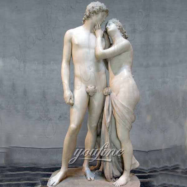 Decorative Famous Art Sculpture Venus and Adonis Marble Statue for sale MOKK-322