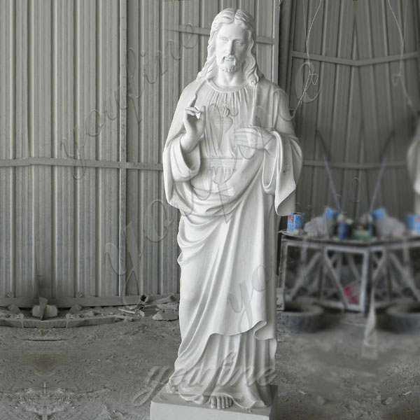 Garden Decoration Marble Jesus Sculpture