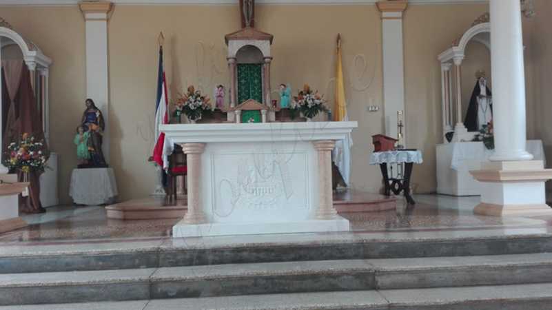 Hand Carved White Marble Altar on sale