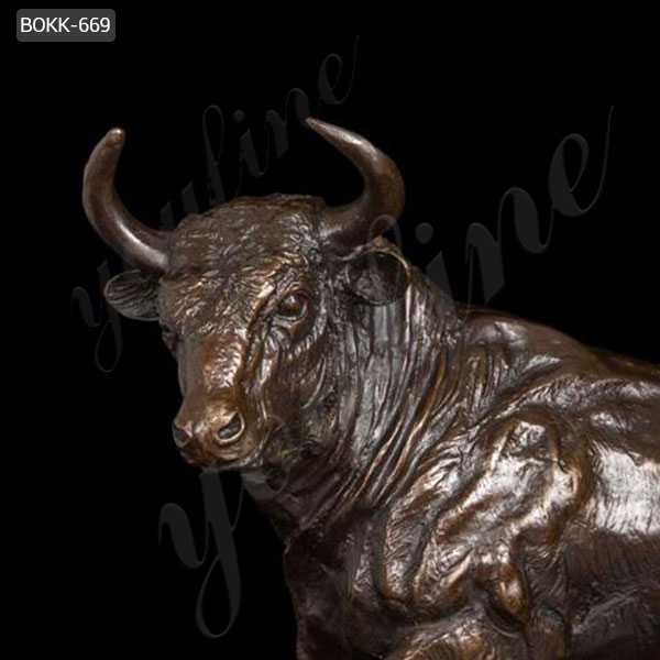 High Quality Life Size Bull Bronze Statue Outdoor Decoration