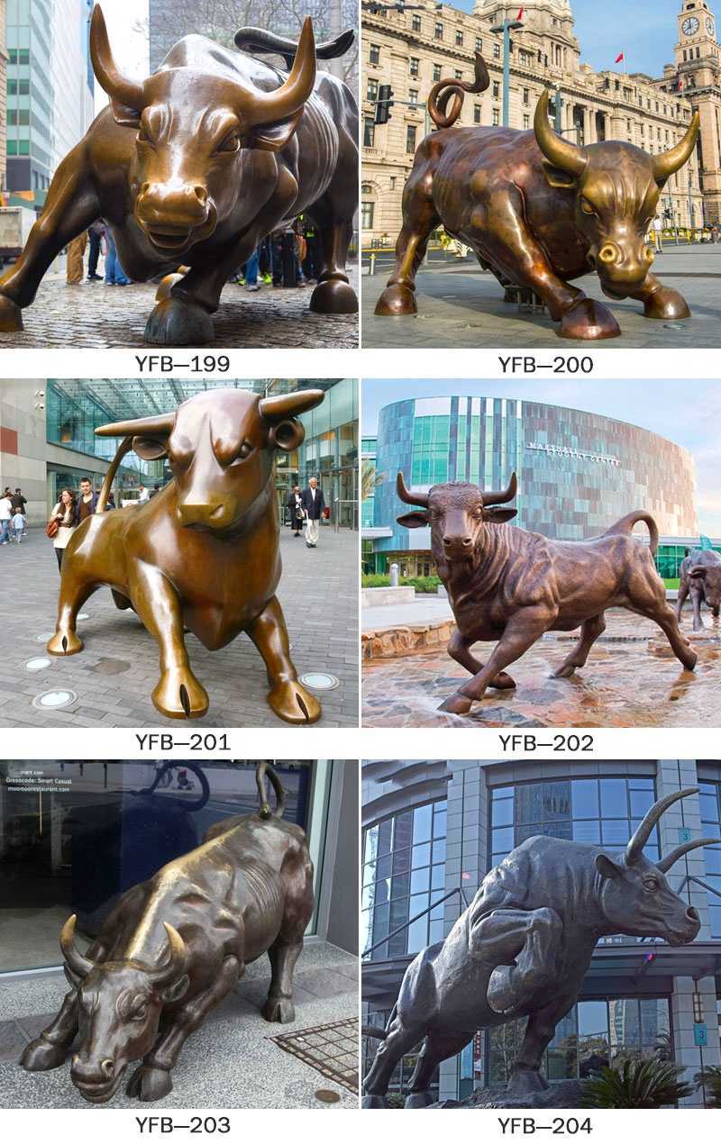 Large Antique Bronze Bull Sculpture on sale