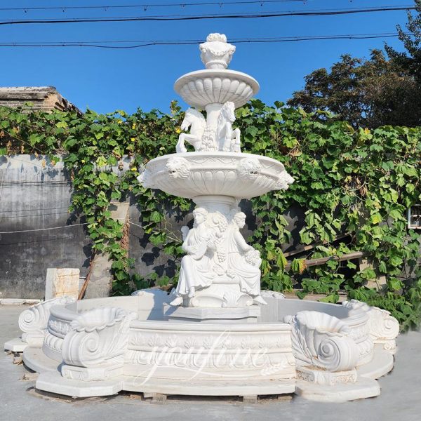 Large Outdoor Marble Fountain