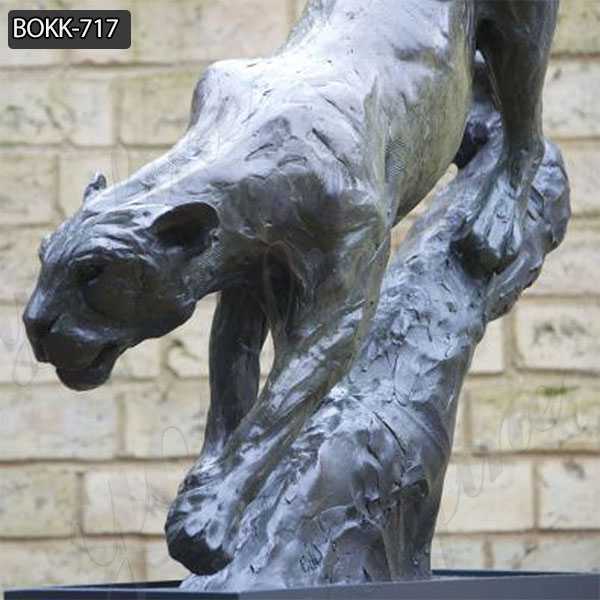 Life Size Black Panther Statue