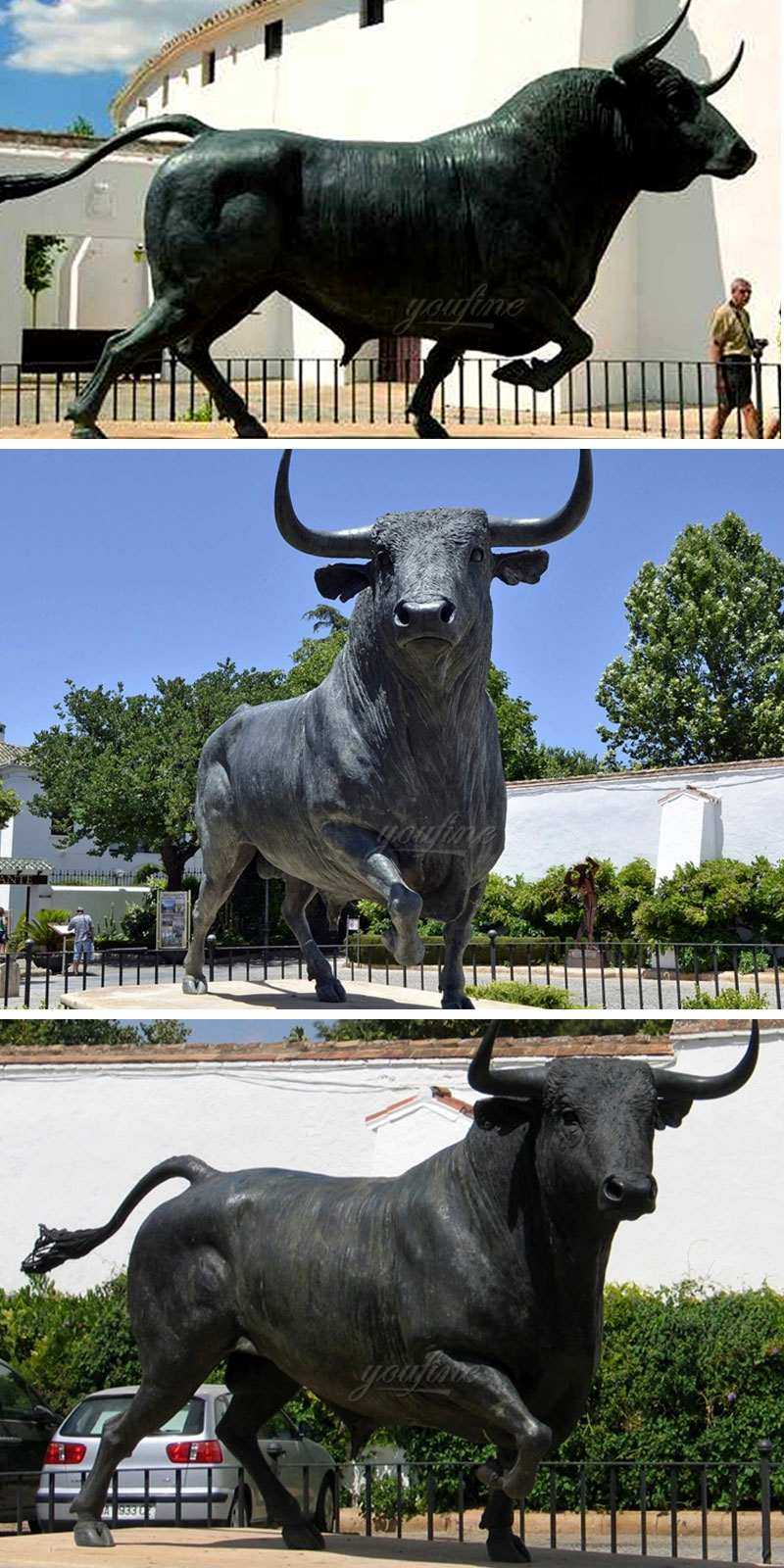 Life Size Bull Bronze Statue for Sale