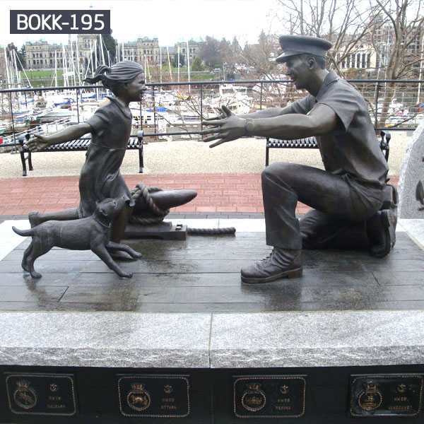 Life Size Casting Bronze Solider Statue