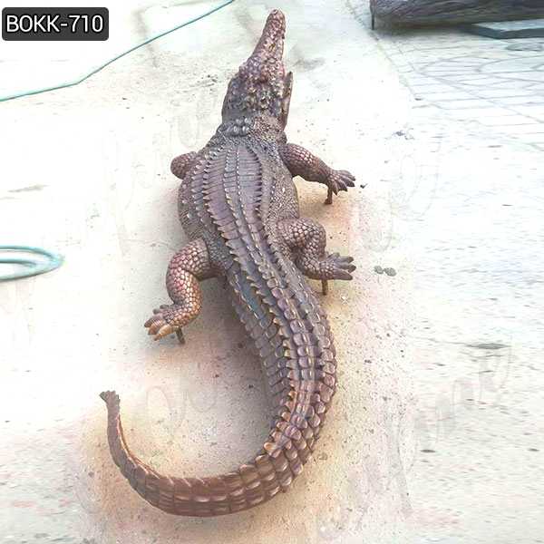 Life Size Realistic Crocodile Sculptures