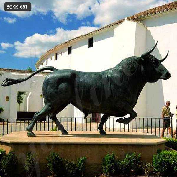 Outdoor Decoration Life Size Bull Bronze Statue for Sale