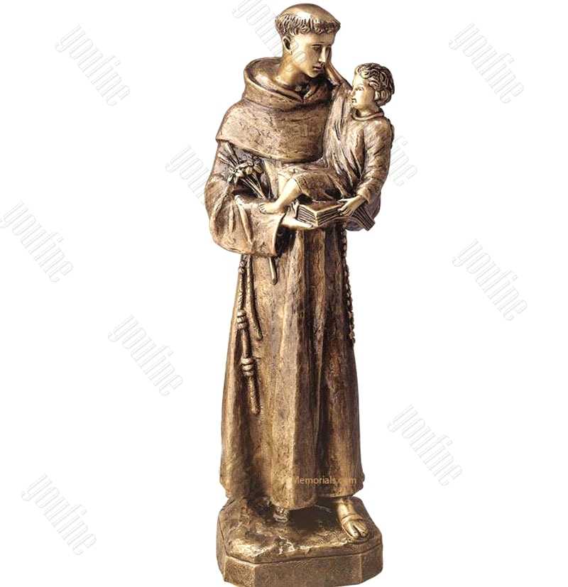 St Anthony with Baby Jesus Statue