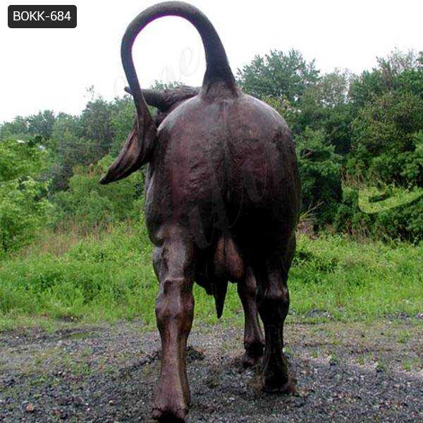 Strong Outdoor Large Copper Bull Statue