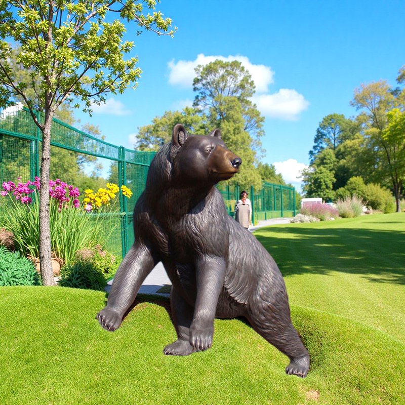 large Wild Bear Sculpture