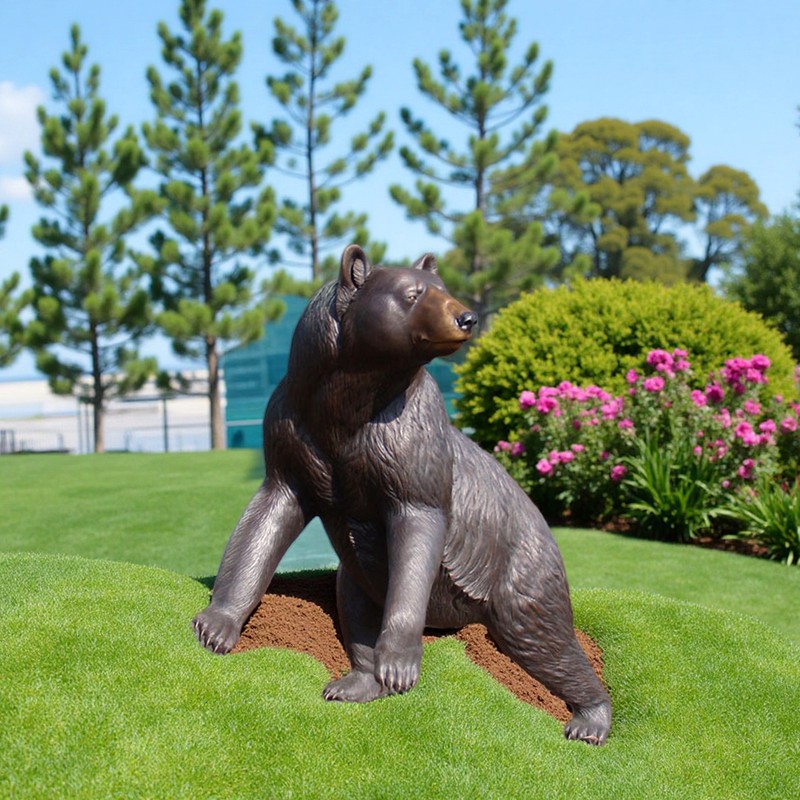 large Wild Outdoor Bear Sculpture