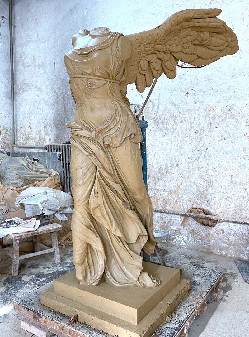 angel victory statue clay model