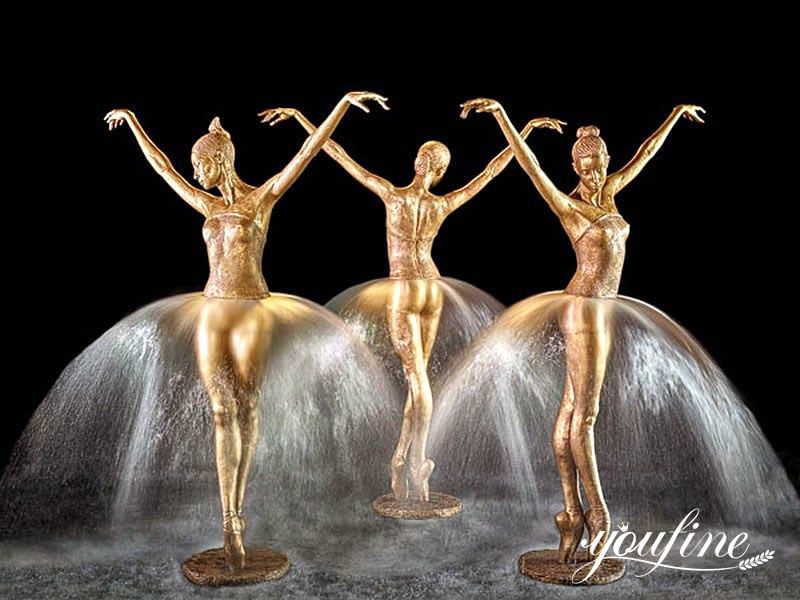 ballerina fountain in poland-YouFine Sculpture