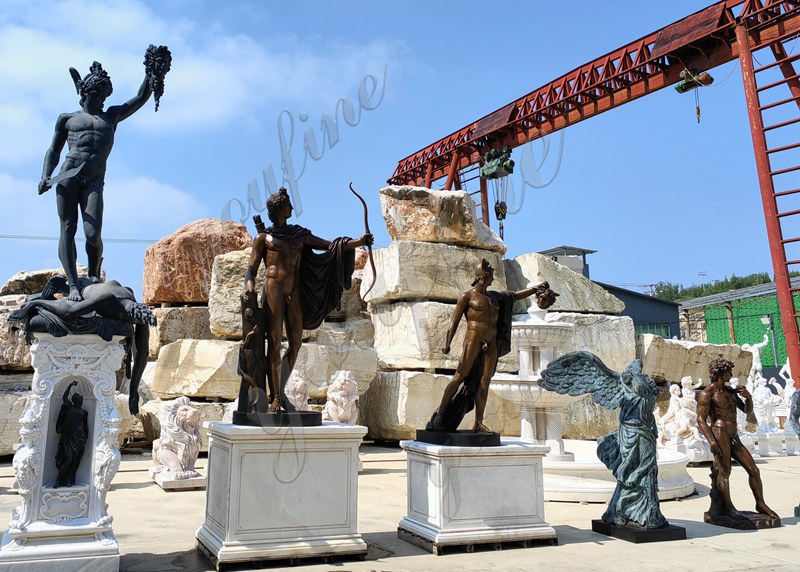 bronze Greek figure statues