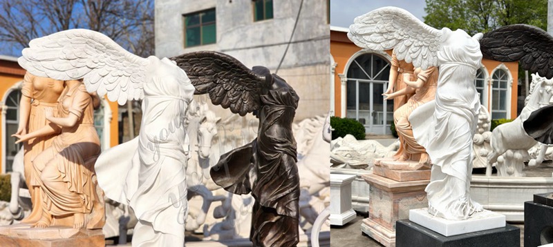 bronze angel statues